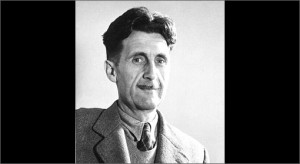 the pen name George Orwell, Englishman Eric Arthur Blair wrote 