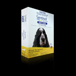 Sentinel Spectrum BROWN Box – 6 Chewable tablets for Dogs between 2 ...