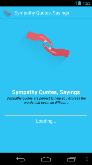 Sympathy Quotes, Sayings - screenshot