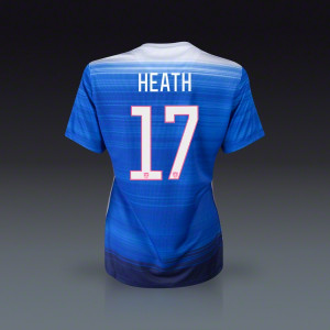 Tobin Heath USA Womens Away Jersey 2015