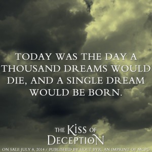 The Kiss of Deception by Mary E. Pearson came out on 7/8/14! Are you ...