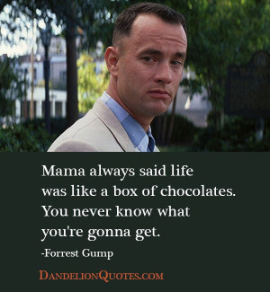 My favorite movie. Forrest gump