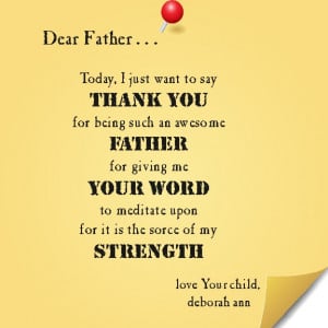 Christian Father’s Day Poems