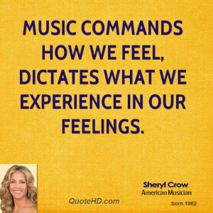 Music commands how we feel, dictates what we experience in our ...