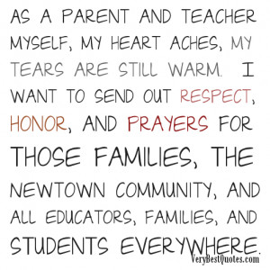 ... to Parents who have kids died in Newtown Connecticut school Shooting