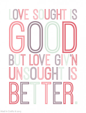 Shakespeare Quote Valentine’s Day Printables