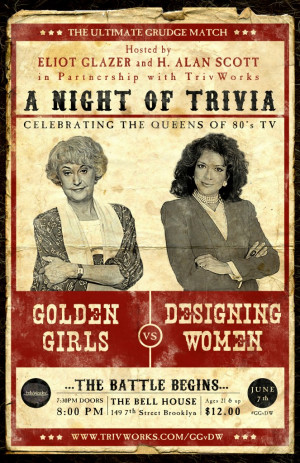 Event Recap: Golden Girls vs Designing Women Trivia Night