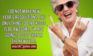 New Years Resolutions Quotes about Funny