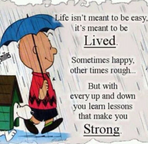 ... Strength Comes Through Living