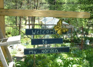 Rustic Garden Signs Gallery