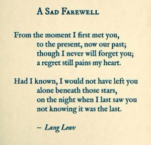 Lang Leav Quote!
