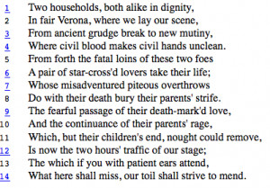 And here is a student sample from today's re-visioning exercise: