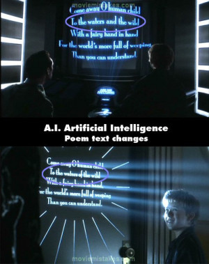 18. 《AI人工智慧》(A.I. Artificial Intelligence)：同樣一首 ...