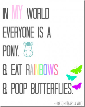 Horton Hears A Who Quotes who can take a rainbow