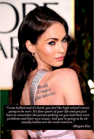 Celebrity Anti Bullying Quotes
