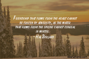 Winter Friendship That Flows