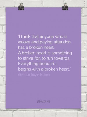 think that anyone who is awake and paying attention has a broken ...