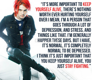 related pictures gerard way quote my chemical romance cover