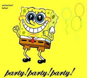 Myspace Graphics > Happy Birthday > Spongebob Happy Birthday Graphic