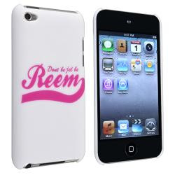 INSTEN White with Quote Rubber Coated iPod Case Cover for Apple iPod ...