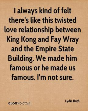 love relationship between King Kong and Fay Wray and the Empire ...