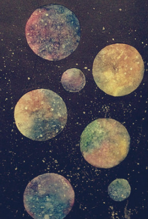 hipster indie Grunge space galaxy nebula planets pastel goth grungy ...