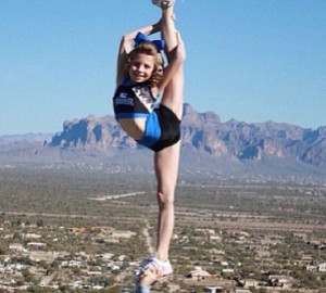 flexibility , cheerleading
