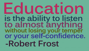 education is future powerful weapon education is ability to listen