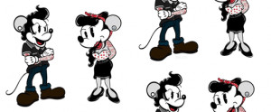 Mickey Mouse And Minnie Mouse Tumblr Rockabilly_hipster_mickey_and ...