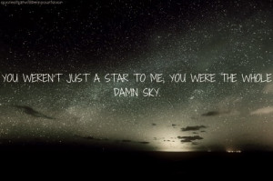 ... popular tags for this image include: love, sky, quote, stars and star