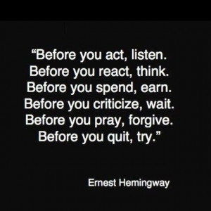 Ernest Hemingway #quotes #saying #life