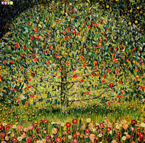 Gustav Klimt Der Apfelbaum