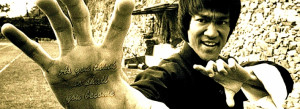 Bruce Lee quote Facebook Cover Photo