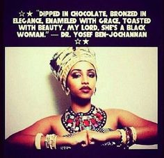 Empowering Blackness of a woman. More