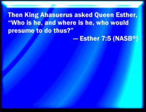 Queen Esther Bible Quote
