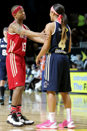 Skylar Diggins Terrence J (L) and Professional Basketball Player ...