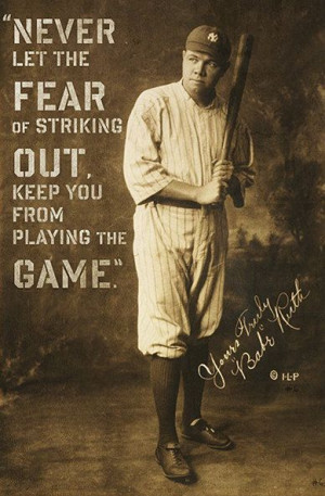 Fear of Striking Out' Print