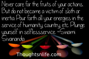 thoughtsnlife, karma quotes, selfless service quotes