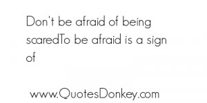 Being Scared quote #2