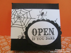 made this little pizza box for Halloween Treats! Go here to watch ...