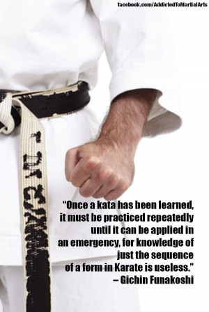 Gichin, Kata Quotes, Martal Art, Black Belts, Karate Kata, Martial Art ...
