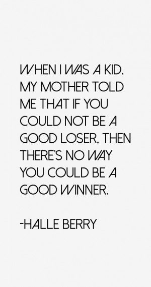 When I was a kid my mother told me that if you could not be a good