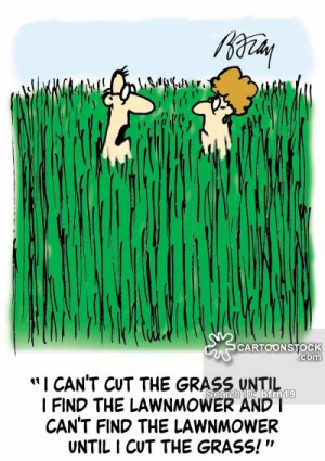 Lawn Mowing cartoons, Lawn Mowing cartoon, funny, Lawn Mowing picture ...