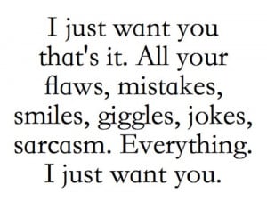 want you, love, quotes