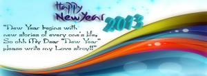 Happy New Year Quotes Facebook Cover