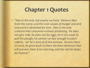 Quotes Benjamin From Animal Farm ~ Animal farm chapter quotes