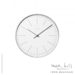 Home > Products > Max Bill Wall Clock with Lines