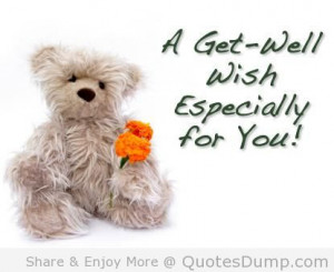 Get Well Wish Especially For You.