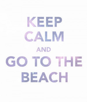 go to the beach