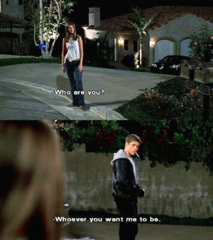 Bad boy Ryan Atwood meets girl-next-door Marissa Cooper in a scene ...